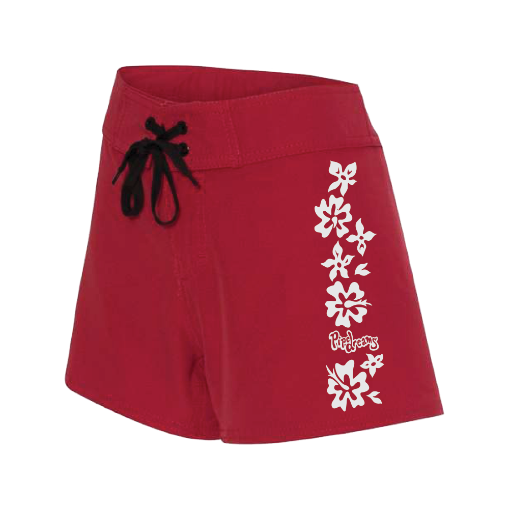 Women's Shorts - Hibiscus