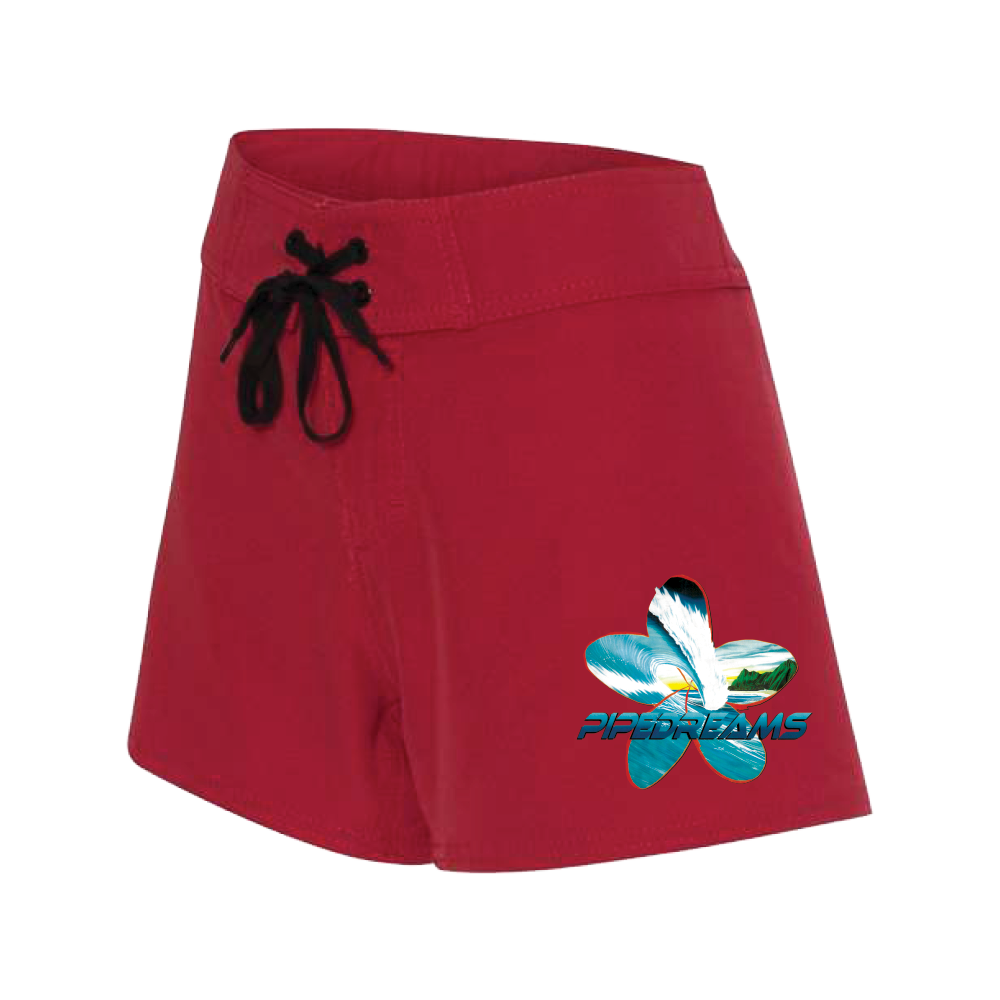 Women's Shorts - Hibiscus Wave
